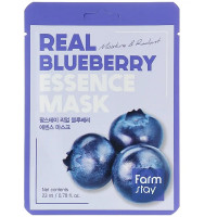 Тканевая маска для лица с экстрактом черники Farmstay Real Blueberry Essence Mask 23 мл