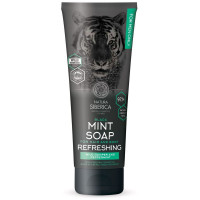М'ятне освіжаюче 100% чорне мило для волосся і тіла Natura Siberica Men Black Mint Hair & Body Soap 200 мл