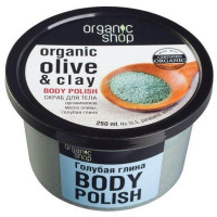 Очищаюча паста для тіла Organic Shop Body Polish Natural Olive and Clay 250 мл