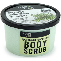 Розгладжуючий скраб для тіла з лемонграсу Organic Shop Organic Lemongrass & Sugar Body Scrub 250 мл