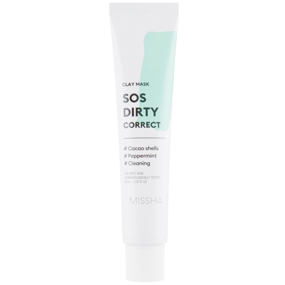 Очищаюча глиняна маска для обличчя Missha SOS Dirty Correct Clay Mask 60 мл (8809581459311)