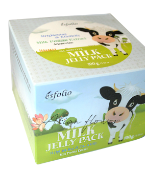 Молочна ліфтинг маска для обличчя Esfolio Milk Shape Memory Jelly Pack 100 мл (8809386880822)