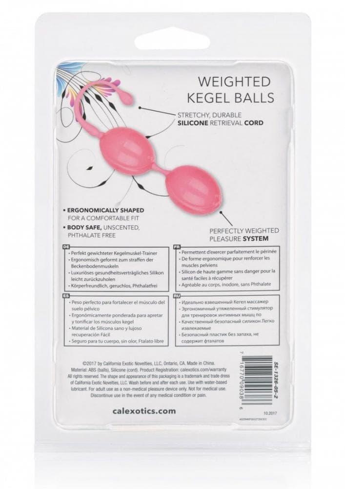 Вагинальные шарики Weighted Kegel Balls (розовый) (13470-1)