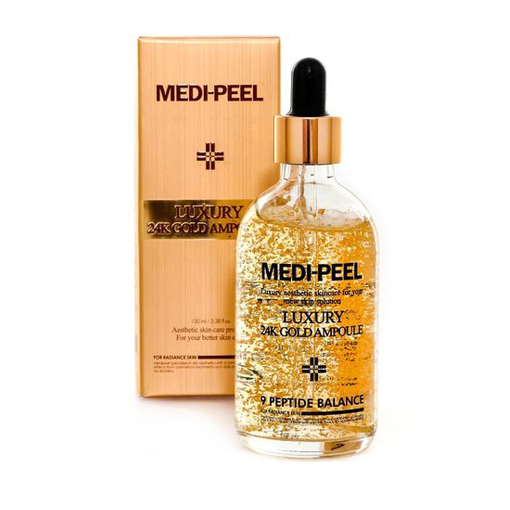 Омолаживающая ампульная сыворотка для лица с золотом Medi-Peel Luxury 24K Gold Ampoule 100 мл