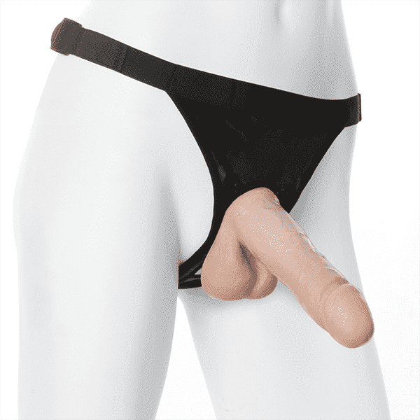 Трусики со страпоном Ultra Harness Realistic 7", 16 см (782421157203)