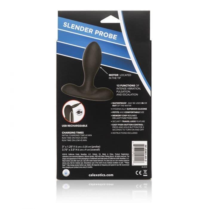CalExotics Eclipse Slender Probe анальная пробка, 7.5х3.25 см (13560)