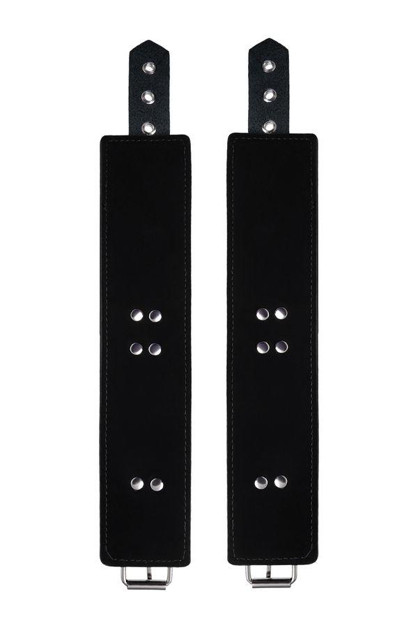 Anonymo Handcuffs PU leather — фіксатори для ніг, (леопардовий) (6975325854802)