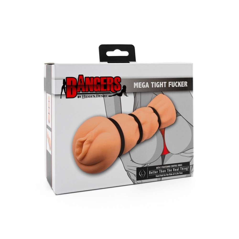 Bangers Mega Tight Fucker - Реалистичный маструбатор, 13,5х1 см (телесный) (17033)
