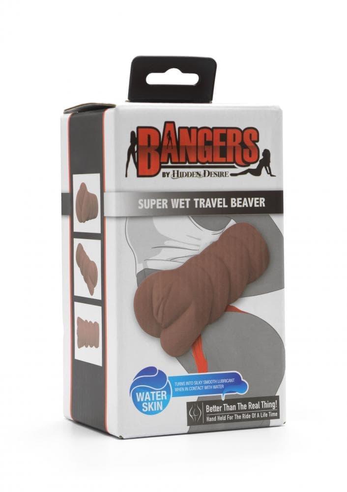 Bangers Super Wet Travel Beaver - реалистичный мастурбатор 13,5х1см (коричневый) (8713221820334)