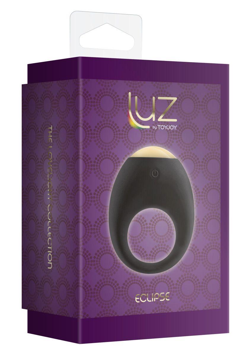 ToyJoy Eclipse Vibrating Cock Ring - виброкольцо, 10х3.3 см (черный) (TOY10294black)