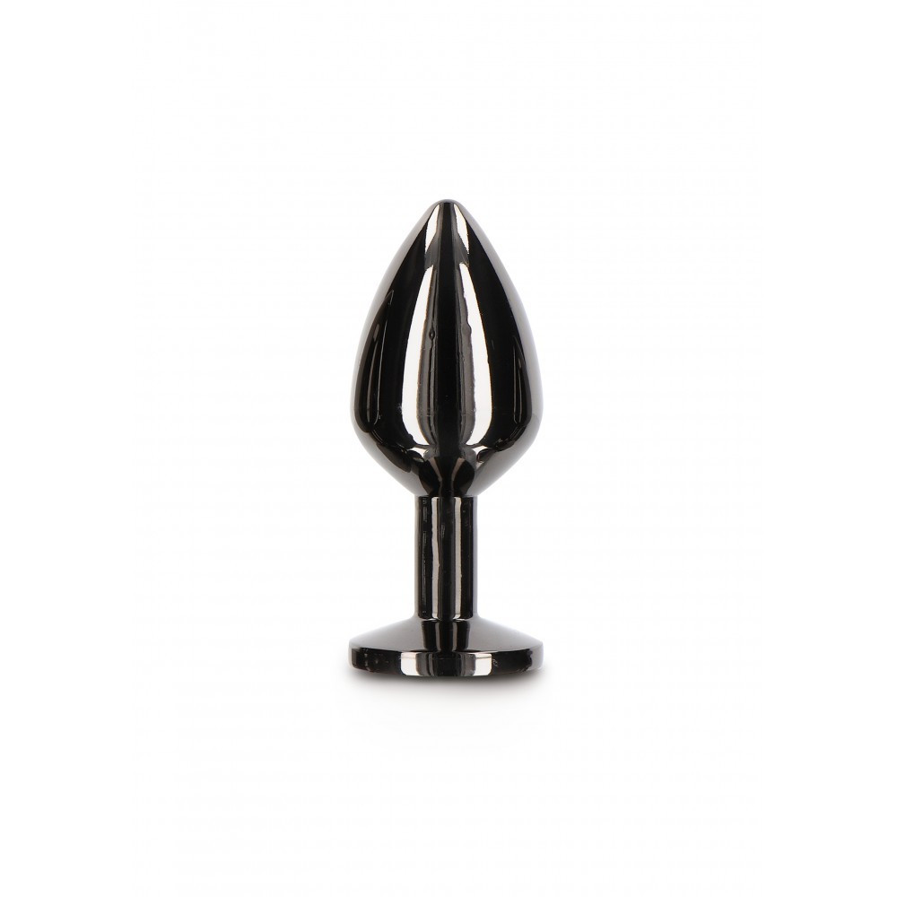 Taboom - M Butt Plug With Diamond Jewel - Анальная пробка, 8.2х3.4 см (17117)