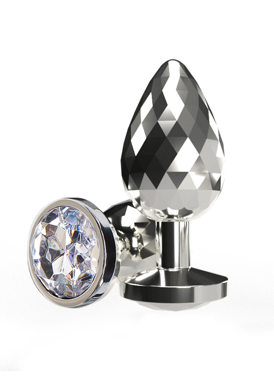 Металева анальна пробка Toy Joy Disco Diamond Plug — розмір S (10597)