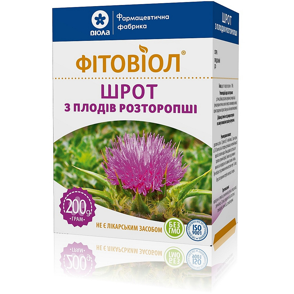 ШРОТ з плодів розторопші Віола 200 г (4820085406339)