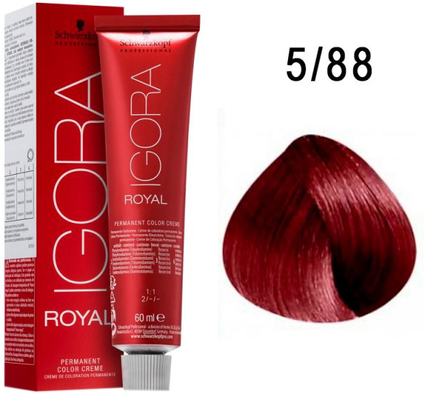 Крем-фарба для волосся Schwarzkopf Professional Igora Royal 5-88 60 мл