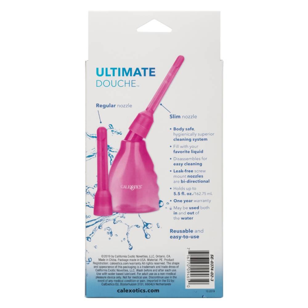California Exotic Novelties Ultimate Douche — Анальний душ, 162 мл (рожевий) (716770094650)