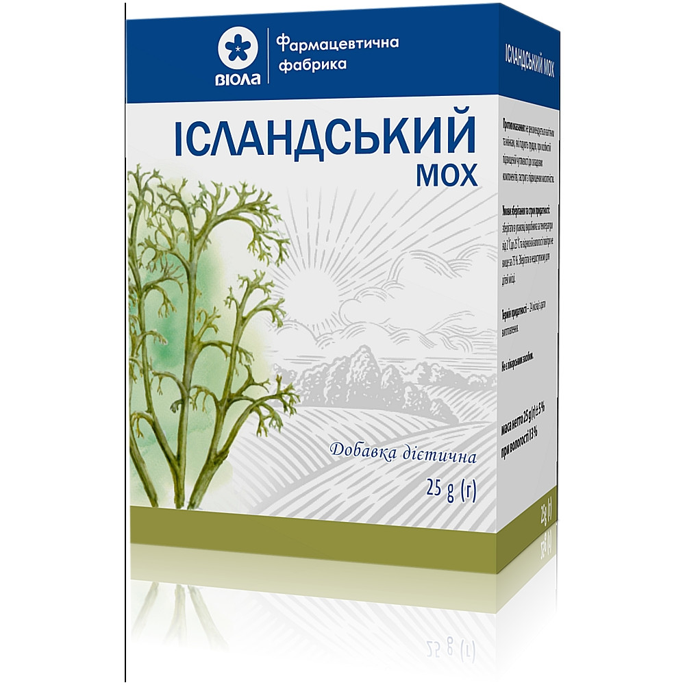 Фиточай «Исландский мох» Виола 25 г (4820085408128)