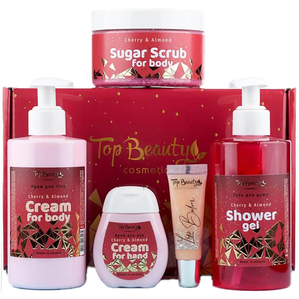 Набіо косметичний подарунковий "Новорічний" Top Beauty Cosmetics set 6 шт (2000003106734)