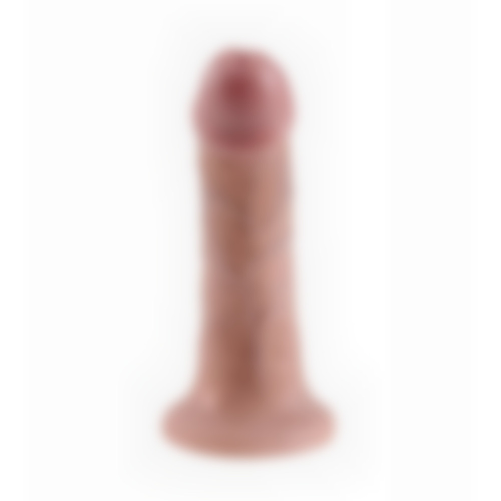 Фалоїмітатор на присоску King Cock 6, 14х4,1 см (PD5501-21)