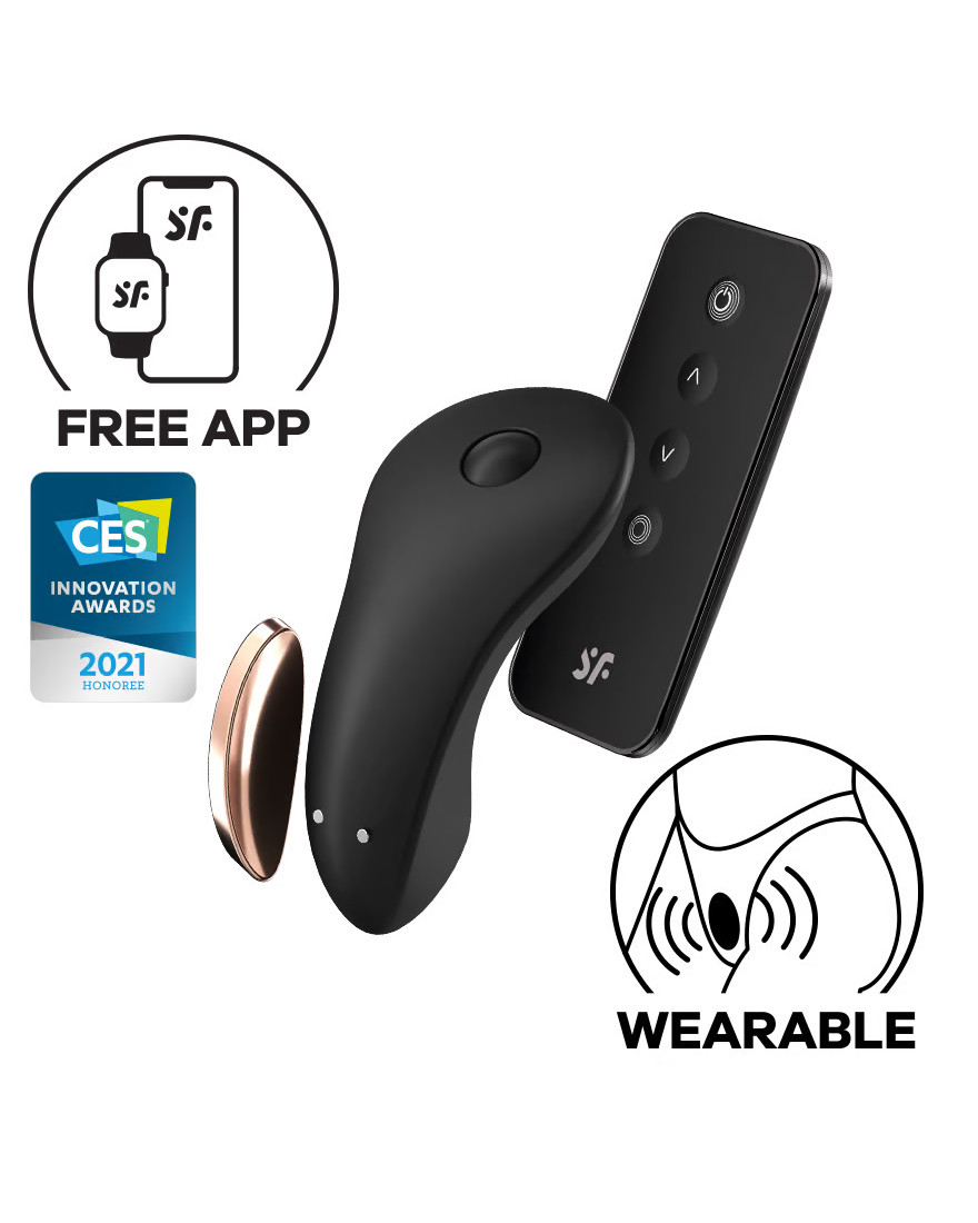 Вібратор у трусики зі смарт-керуванням Satisfyer Little Secret (4061504003344)
