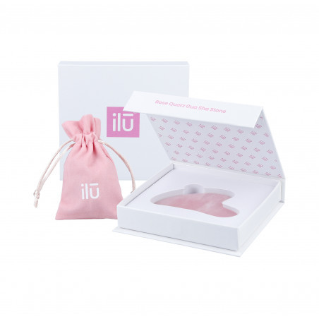 Массажер гуаша Ilu Mu Acc Rose Quartz Gua Sha Stone 1 шт