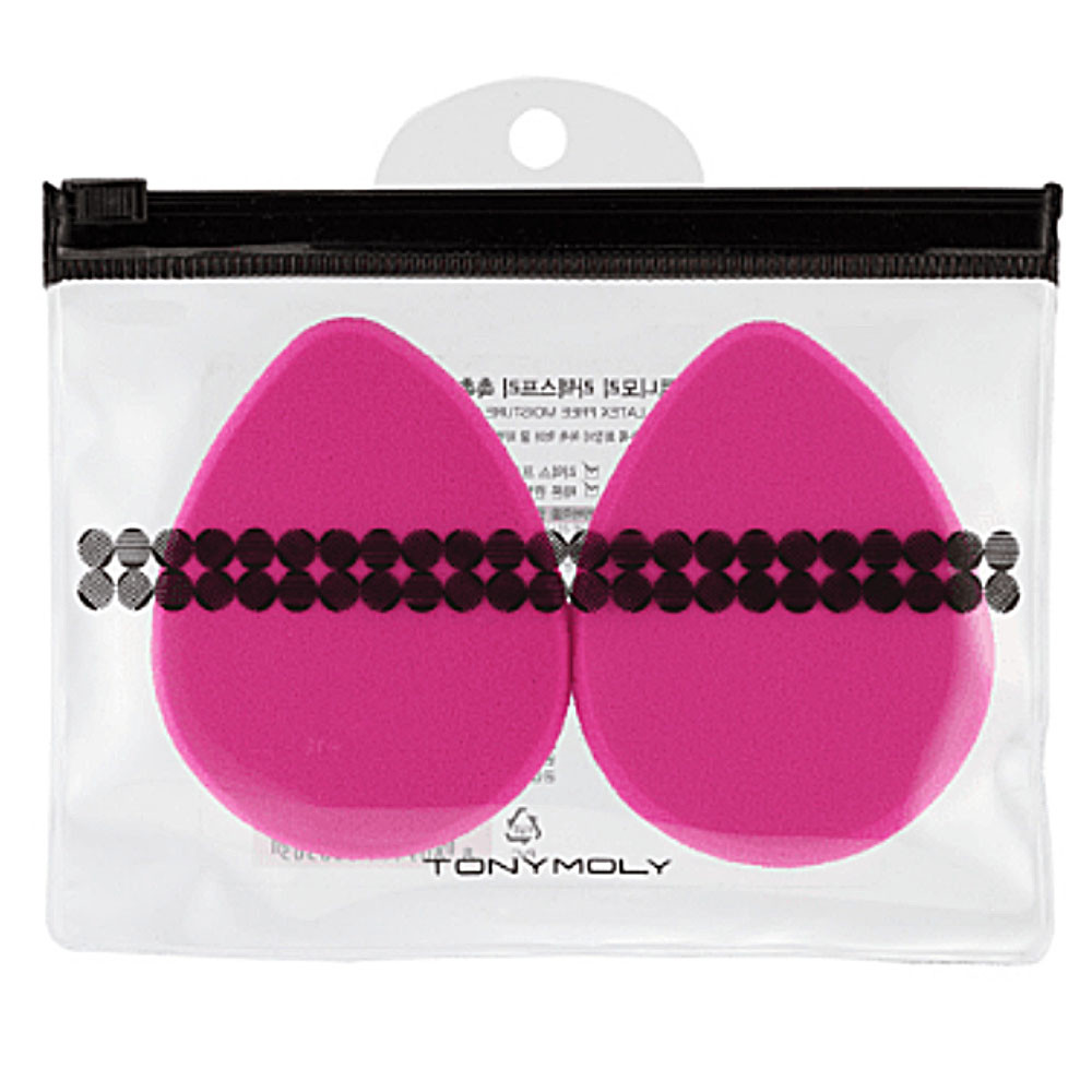 Спонж для нанесення макіяжу Tony Moly Latex Free Moisture Puff 2 шт
