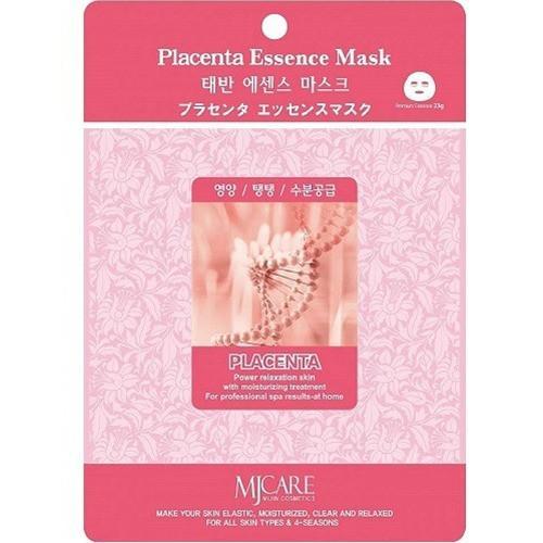 Антивозрастная тканевая маска для лица с плацентой MJ Care Placenta Essence Mask 23 мл (8809220805455)