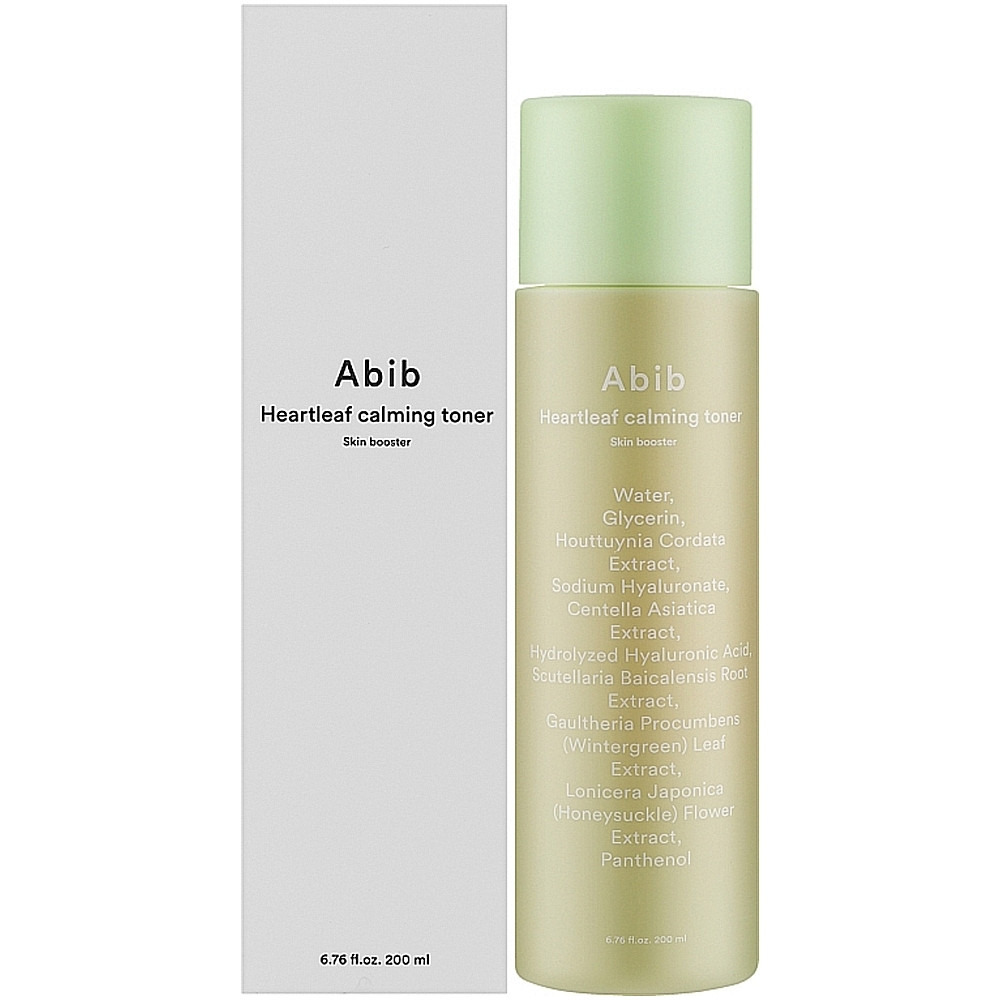 Заспокійливий тонер для обличчя Abib Heartleaf Calming Toner Skin Booster 200 мл (8809657118012)