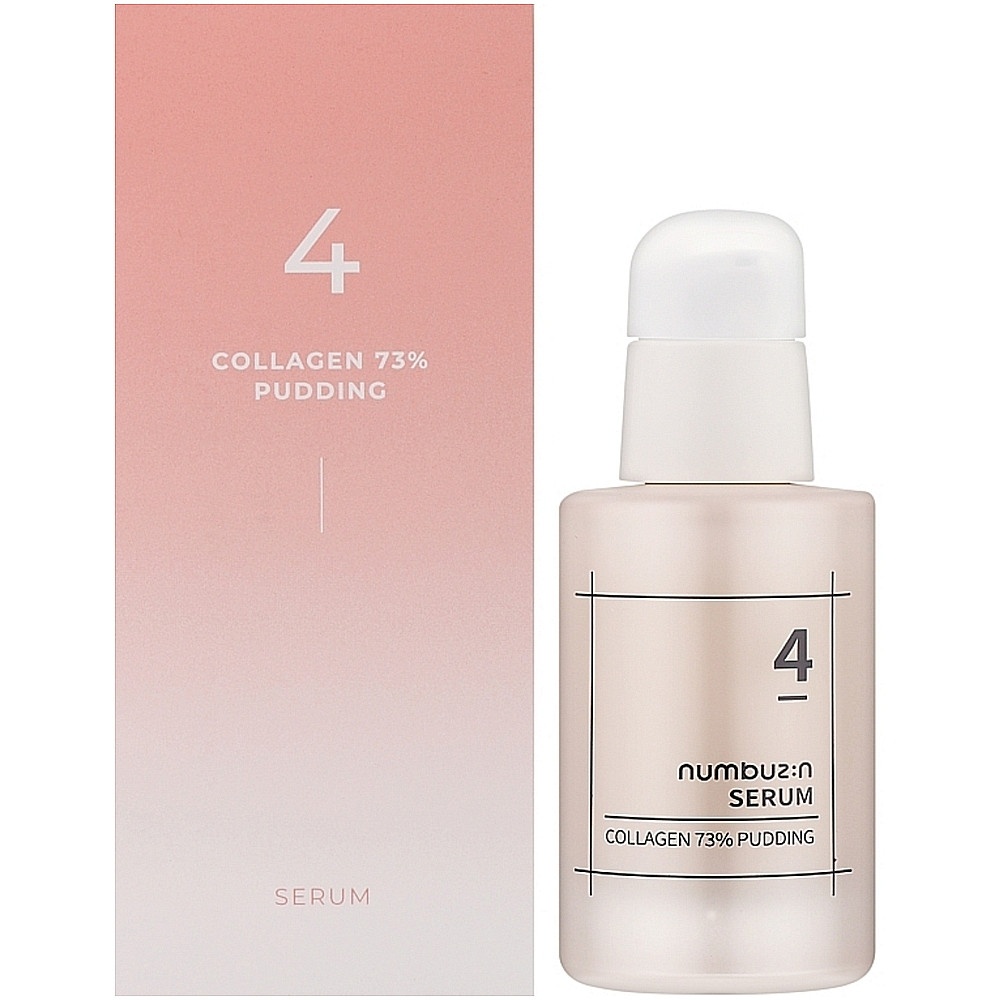 Кремовая сыворотка для лица с коллагеном Numbuzin Collagen 0,73 Pudding Serum 50 мл (8809652580517)