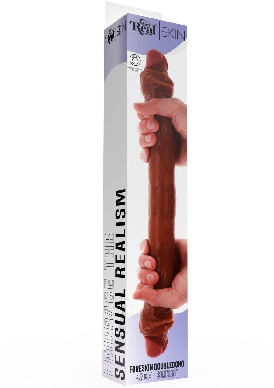 Двухсторонний фаллоимитатор Get Real Double Dong, 46 см (11208)
