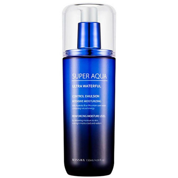 Интенсивно увлажняющая эмульсия для лица Missha Super Aqua Ultra Waterfull Control Emulsion 130 мл