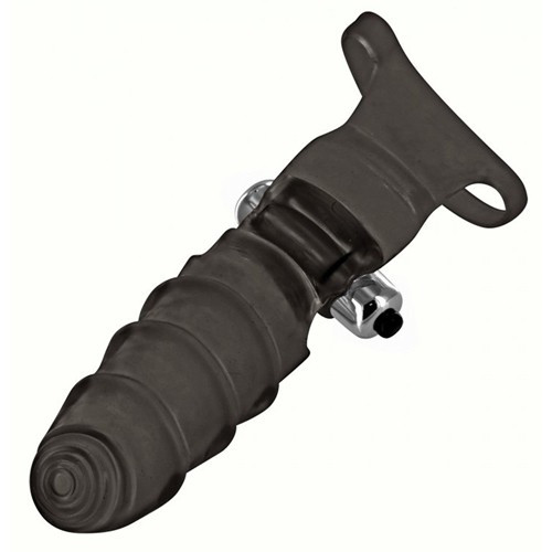 Master Series Vibrating Glove - вибронасадка на пальцы, 16х4.7 см (чёрный) (848518020987)