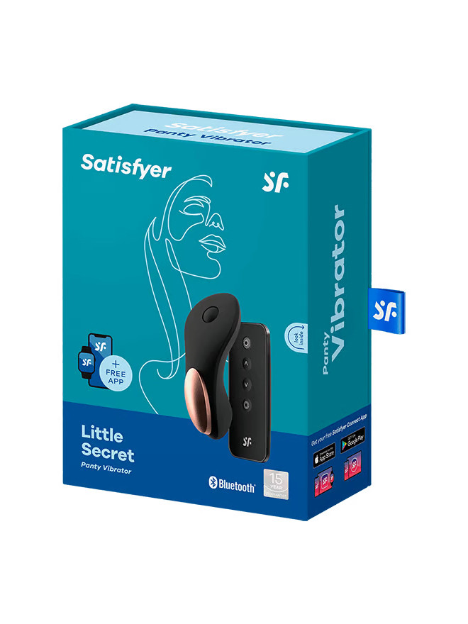 Вібратор у трусики зі смарт-керуванням Satisfyer Little Secret (4061504003344)