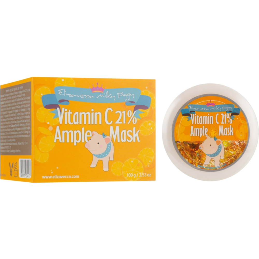Маска для лица с витамином С Elizavecca Milky Piggy Vitamin C 21% Ample Mask 100 мл (8809339904117)
