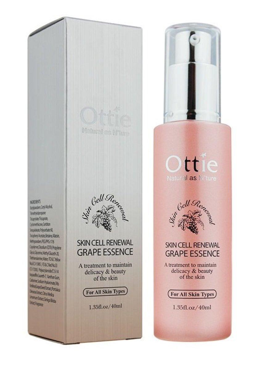 Обновляющая эссенция для лица с красным вином Skin Cell Renewal Grape Essence Ottie 40 мл (8809276010995)