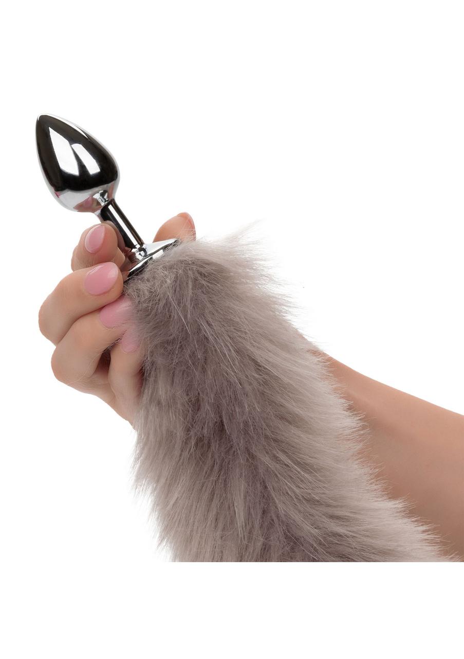 Металева анальна пробка CalExotics Running Wild Tail (716770109224)