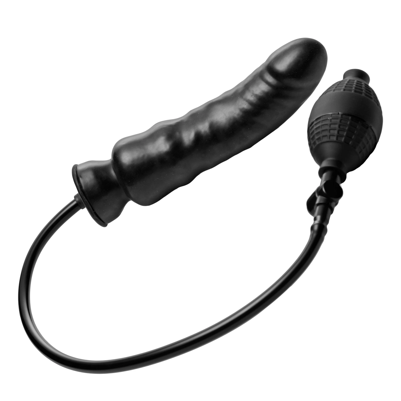 Master Series Renegade Inflatable Dildo - Надувной фаллоимитатор, 19,5 см (черный) (848518013491)