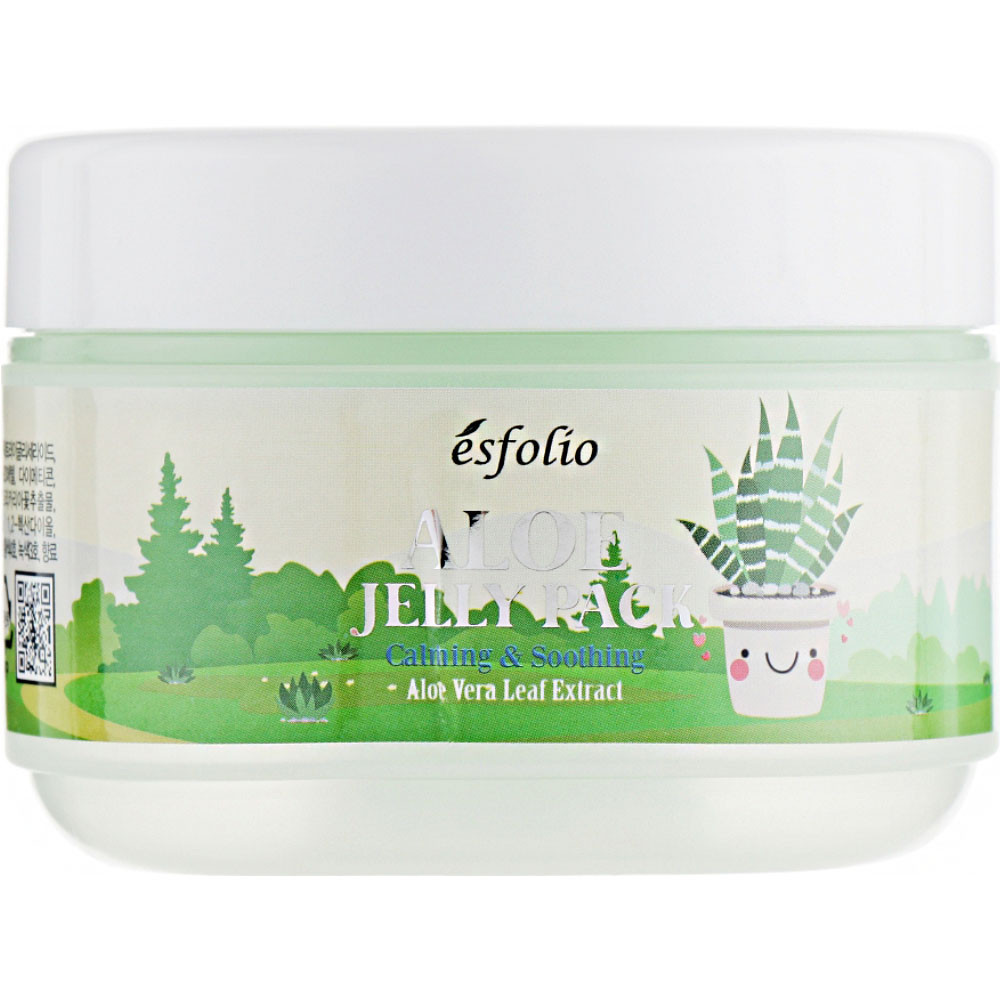 Ліфтинг маска з пам'яттю форми з алое Esfolio Aloe Jelly Pack 100 мл