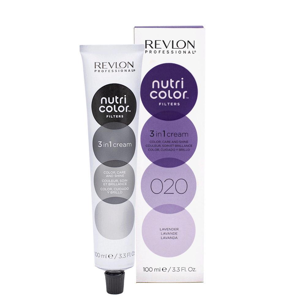 Тонуючий крем-бальзам для волосся Revlon Professional Nutri Color Filters 020 - Lavendel 100 мл (8007376046931)