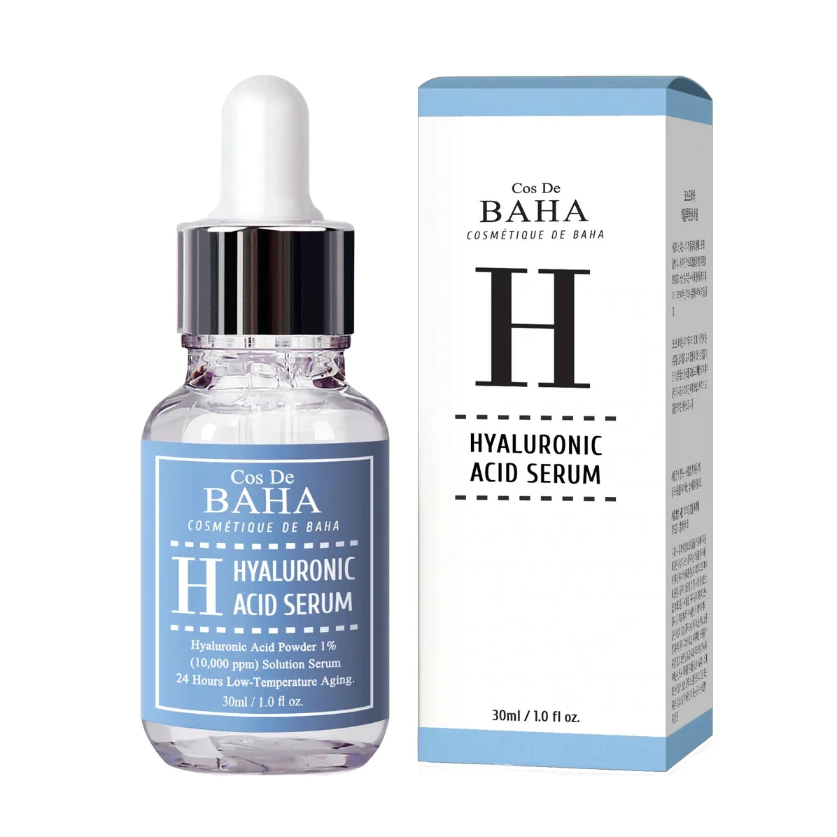 Сироватка для обличчя з гіалуроновою кислотою Cos De BAHA Hyaluronic Serum (H) 30 мл (8809240317815)