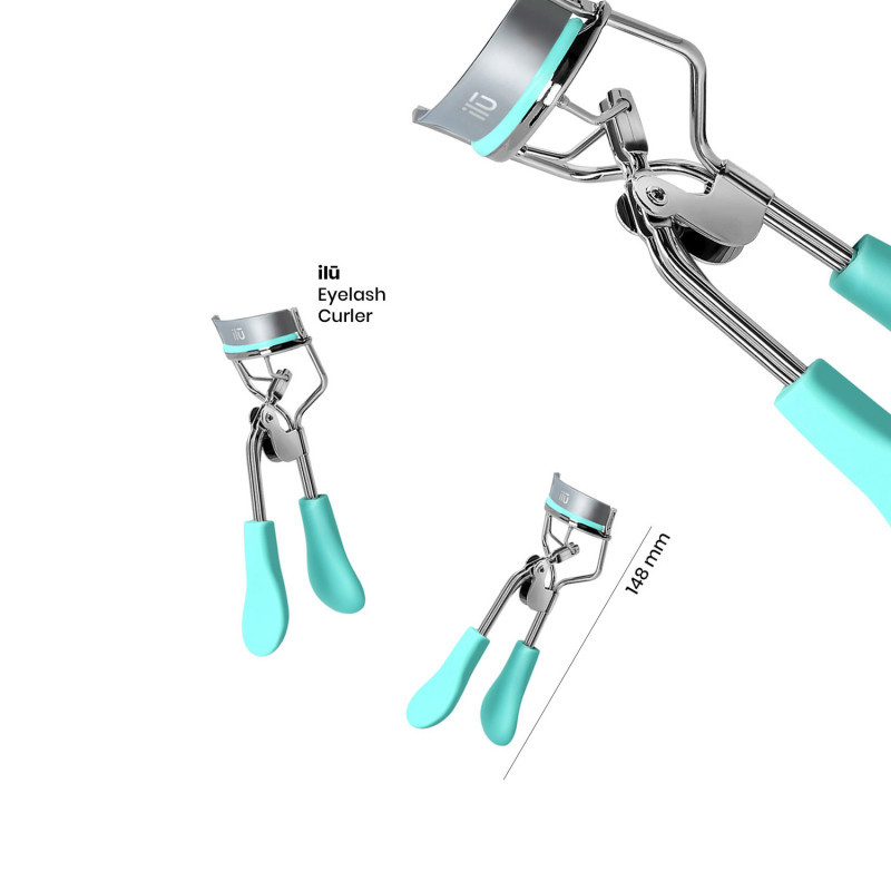Щипцы для завивки ресниц, голубой Ilu Eyelash Curler Ocean Blue 1 шт