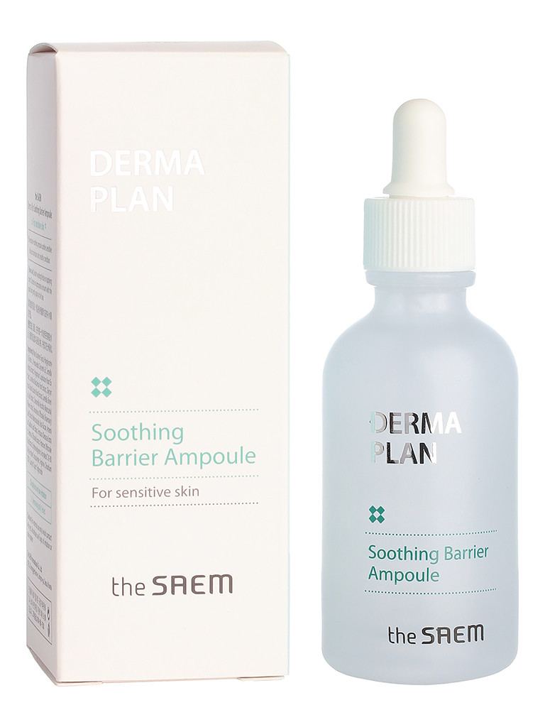 Заспокійлива сироватка для чутливої шкіри The Saem Derma Plan Soothing Barrier Ampoule 50 мл