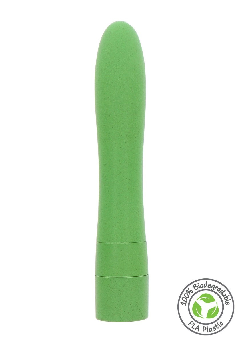 Fuck Green Vegan Vibrator - Вибратор, 17 см (зеленый) (8713221827036)