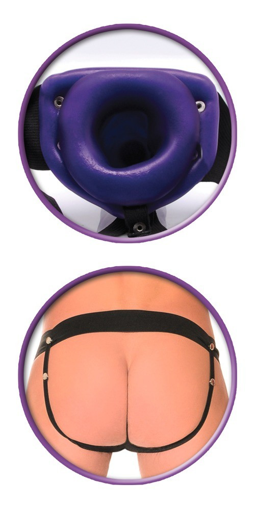 Страпон для мужчин Fetish Fantasy For Him or Her Hollow Strap-On, 15 см (DEL7987)