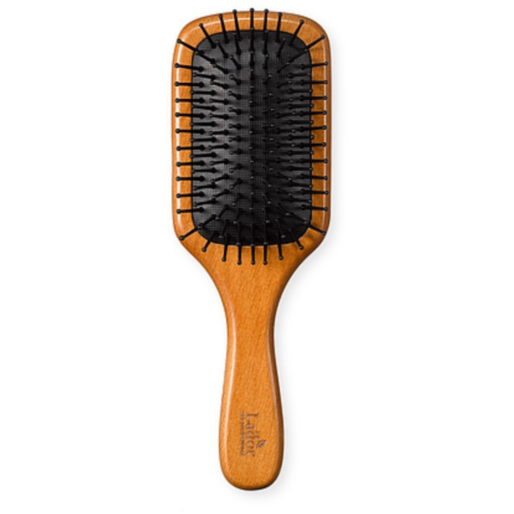 Професійна дерев'яна гребінець для волосся Lador Middle Wooden Paddle Brush 1pcs (8809789633803)