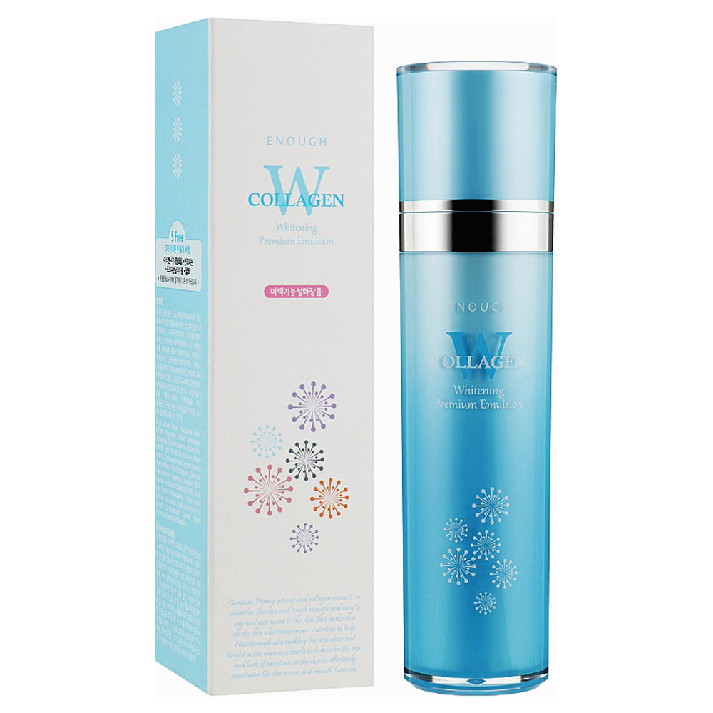Осветляющая эмульсия для лица Enough W Collagen Whitening Premium Emulsion 130 мл