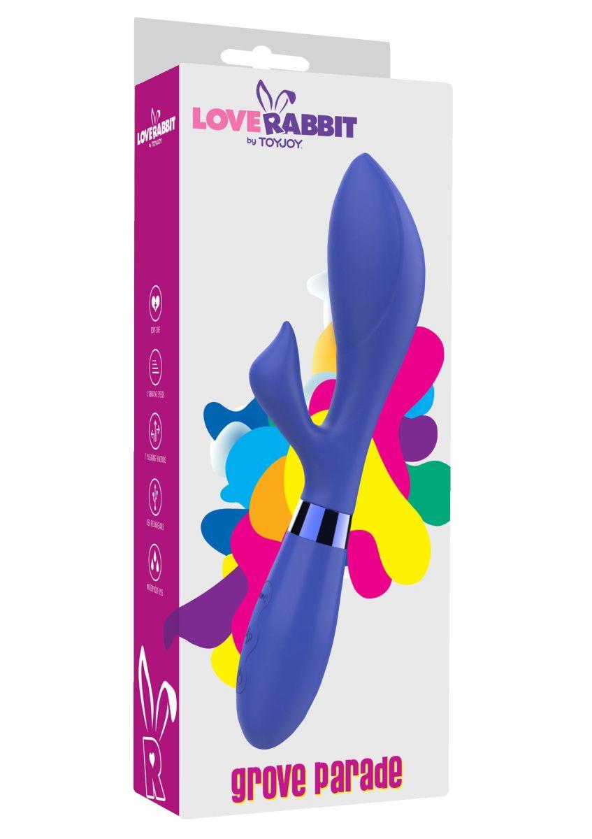Toy Joy Grove Parade Vibrator — Вібратор-кролик, 22 см (10244)