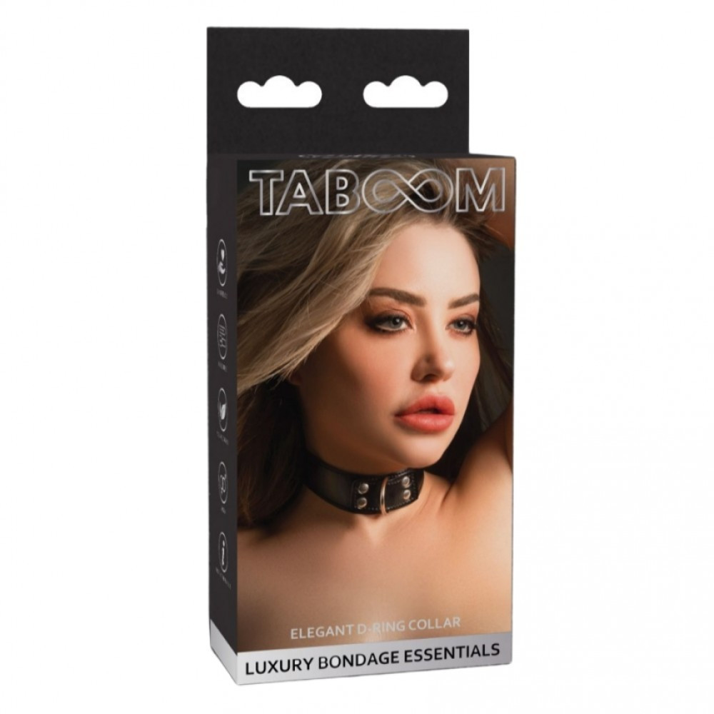 Taboom - Elegant D-Ring Collar - Сексуальный ошейник (17102)