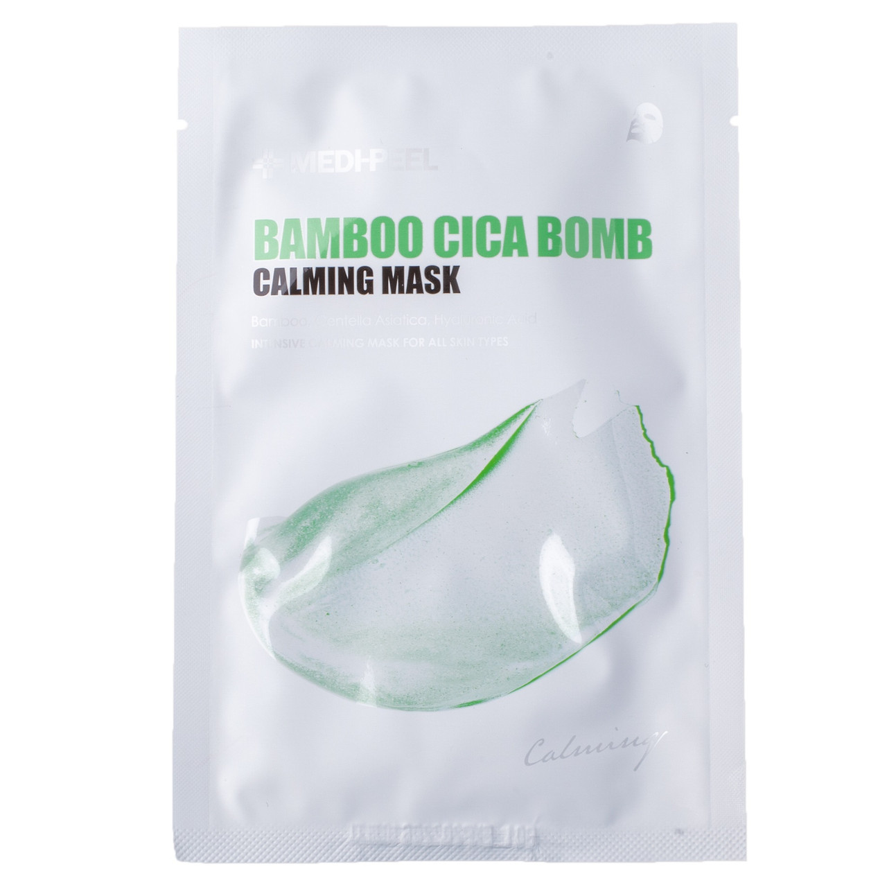 Успокаивающая тканевая маска для проблемной кожи лица Medi-Peel Bamboo Cica Bomb Calming Mask 25 г