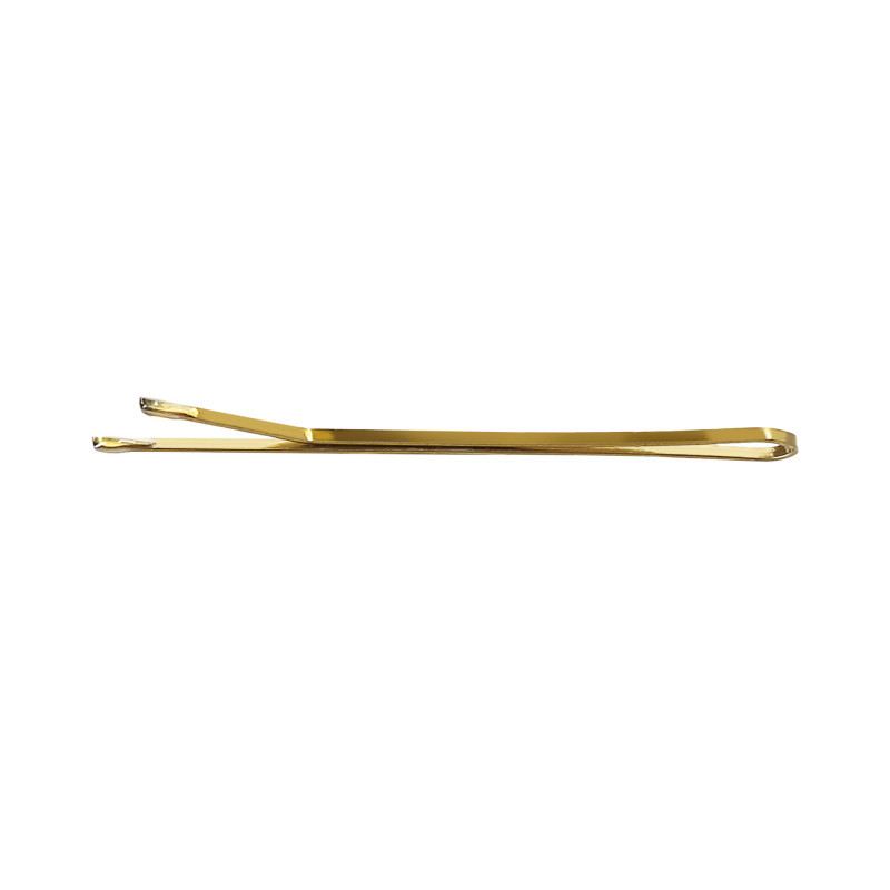 Невидимки прямые для волос 6 см, золотистые Lussoni Hair Grips Golden 250 шт