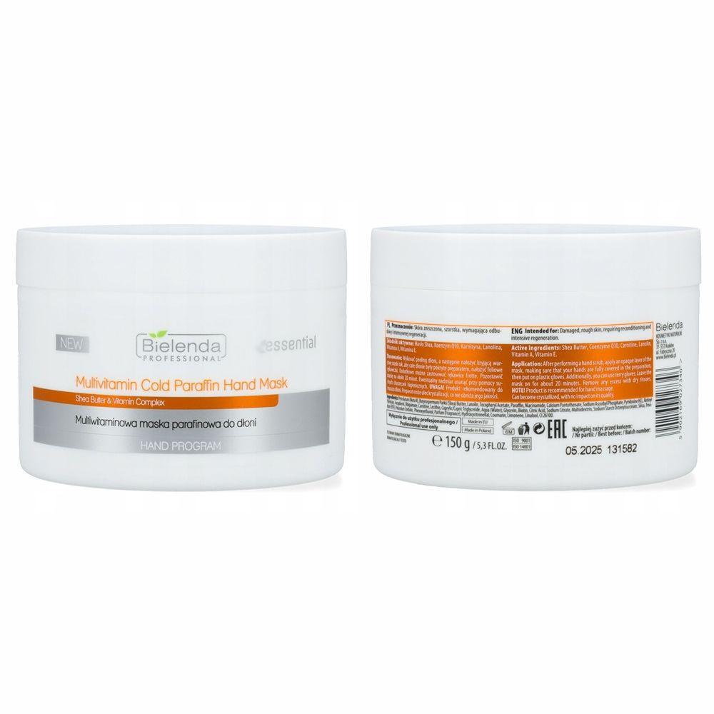 Мультивитаминная маска для рук Bielenda Professional Cold Paraffin Hand Multivitamin Mask 150 г (5902169027346)